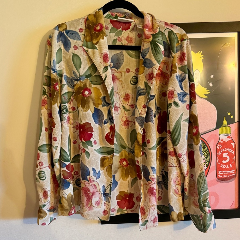 Vintage silky top